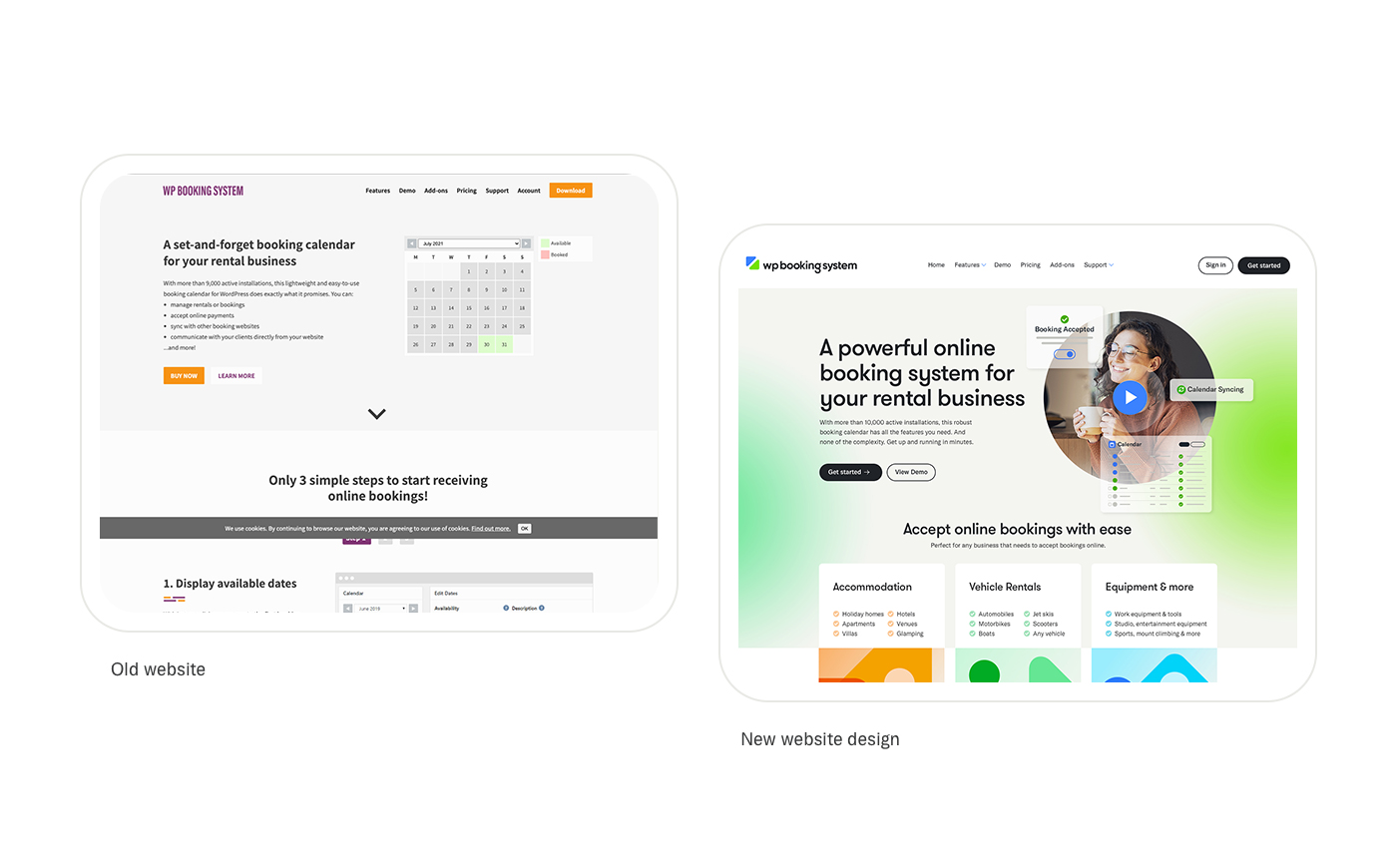 Technology Startup Rental Booking Website Design Studeo