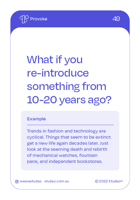 Get Ideas™ Deck. Studeo Brand Design