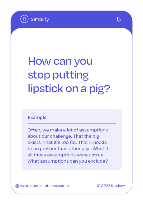 Get Ideas™ Deck Studeo Brand Strategy